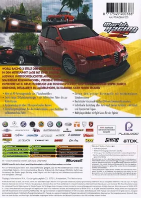 World Racing 2 (USA) box cover back